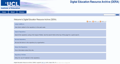 Desktop Screenshot of dera.ioe.ac.uk