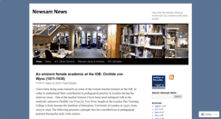Desktop Screenshot of newsamnews.ioe.ac.uk